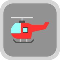 Helicopter Vector Icon Design