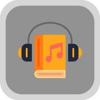 Audio Book Vector Icon Design