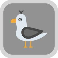 Seagull Vector Icon Design