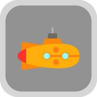 Submarine Vector Icon Design