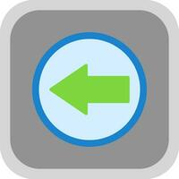 Left Arrow Vector Icon Design