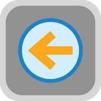 Backward Vector Icon Design