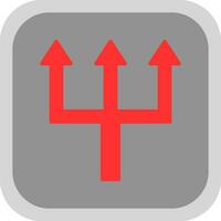 Triple Arrows Vector Icon Design