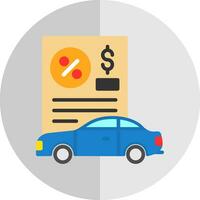 Car Loan Vector Icon Design