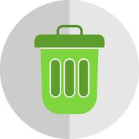 Dustbin Vector Icon Design