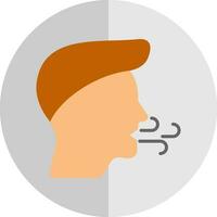 Inhale Vector Icon Design