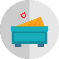 Sandbox Vector Icon Design