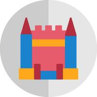 Inflatable Castle Vector Icon Design