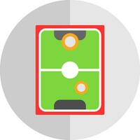 Air Hockey Vector Icon Design