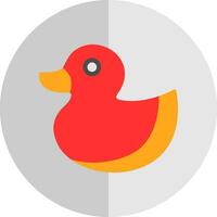 Rubber Duck Vector Icon Design