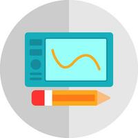 Graphic Tablet Vector Icon Design