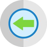 Left Arrow Vector Icon Design