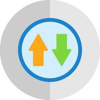 Up and Down Arrow Vector Icon Design