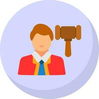 Lawyer Vector Icon Design