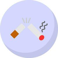 Broken Cigarette Vector Icon Design