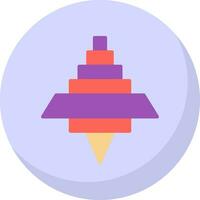 Spinning Top Vector Icon Design