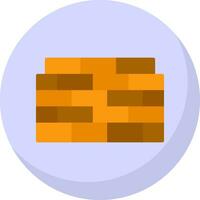 Brickwall Vector Icon Design