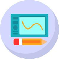 Graphic Tablet Vector Icon Design