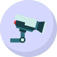 Security Camera Vector Icon Design