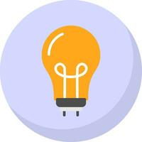 Led Bulb Vector Icon Design