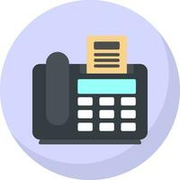 Fax Machine Vector Icon Design