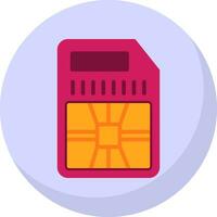 sim card Vector Icon Design