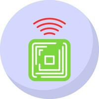 Rfid Chip Vector Icon Design