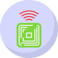 Rfid Chip Vector Icon Design