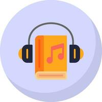 Audio Book Vector Icon Design