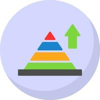 Pyramid CHart Vector Icon Design