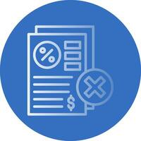 Rejected Vector Icon Design