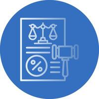 Law Vector Icon Design