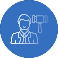 Lawyer Vector Icon Design