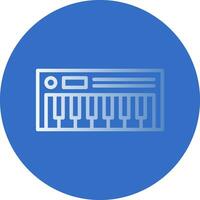 Piano Vector Icon Design