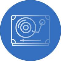 Turntable Vector Icon Design