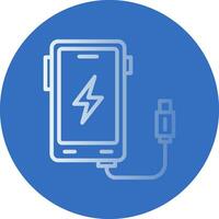 Wireless Charger Vector Icon Design