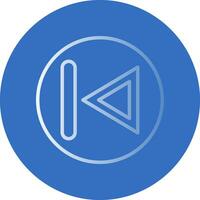 Previous Track Vector Icon Design