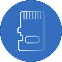 Memory Card Vector Icon Design