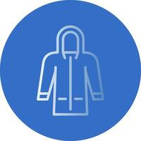 Raincoat Vector Icon Design