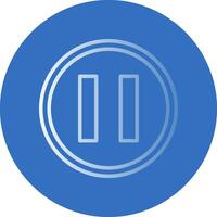 Pause Vector Icon Design