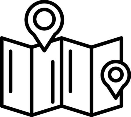 Maps Vector Icon Design