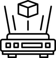 Holofgram Vector Icon Design