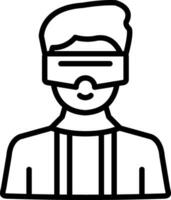 Virtual Reality Vector Icon Design