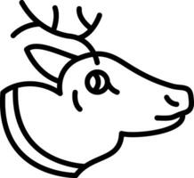 Reindeer Vector Icon Design