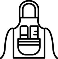 Apron Vector Icon Design