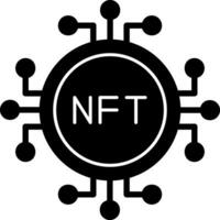 nft vector icono diseño