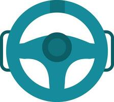 Steering Wheel Vector Icon Design