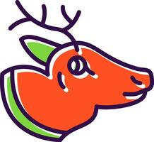 Reindeer Vector Icon Design