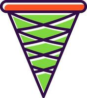 Ice cream cone Vector Icon Design
