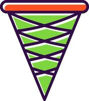 Ice cream cone Vector Icon Design